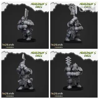 Описание картинки Armoured Orcs от 3DPrintClub по цене 200руб | Свободный Рынок Миниатюр - СРМ