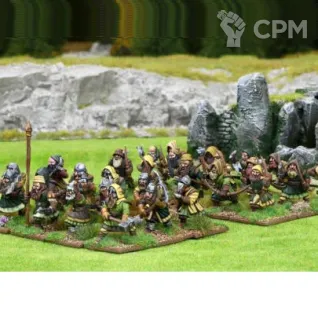 Описание картинки OAKP103 Dwarf Light Infantry от Base 28 по цене 3 625руб | Свободный Рынок Миниатюр - СРМ