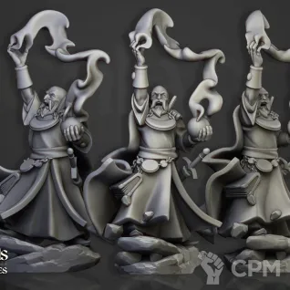 Описание картинки Mages от 3DPrintClub по цене 150руб | Свободный Рынок Миниатюр - СРМ