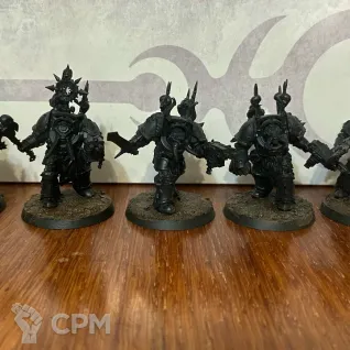 Описание картинки Chaos terminator squad от SollerТМ по цене 4 500руб | Свободный Рынок Миниатюр - СРМ