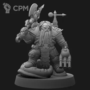 Описание картинки Kharadron Admiral/Drekki Flynt Proxy от Barduck Miniatures по цене 285руб | Свободный Рынок Миниатюр - СРМ