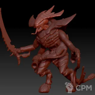 Описание картинки Tyranid Warrior / Tyranid Prime от MrMetalHorror по цене 350руб | Свободный Рынок Миниатюр - СРМ