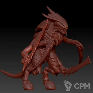 Описание картинки Tyranid Warrior / Tyranid Prime от MrMetalHorror по цене 350руб | Свободный Рынок Миниатюр - СРМ