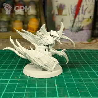Описание картинки Winged Tyranid Prime от PaXaN по цене 1 000руб | Свободный Рынок Миниатюр - СРМ
