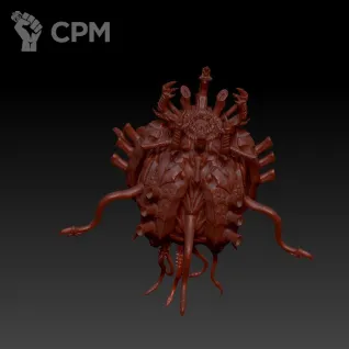 Описание картинки Tyrannocyte от MrMetalHorror по цене 2 200руб | Свободный Рынок Миниатюр - СРМ