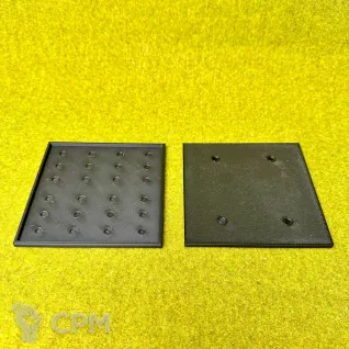 Описание картинки Movements tray для баз 25х50мм 4х2 (1шт) от Миниатюры и фигурки по цене 90руб | Свободный Рынок Миниатюр - СРМ