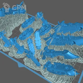 Описание картинки Стартер пак для БФГ "Империум против Хаоса" №1 /  Starter set Chaos/Imperium fle от 3D6 по цене 1 300руб | Свободный Рынок Миниатюр - СРМ