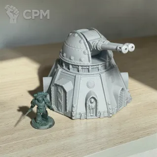 Описание картинки Защитная турель(автопушка) от 3D Wargaming по цене 1 000руб | Свободный Рынок Миниатюр - СРМ