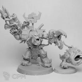 Описание картинки Warboss (Facerippa) от Oi!-Factory по цене 715руб | Свободный Рынок Миниатюр - СРМ