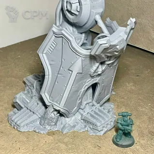 Описание картинки Нога Титана от 3D Wargaming по цене 2 200руб | Свободный Рынок Миниатюр - СРМ