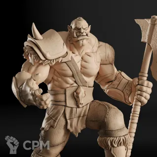 Описание картинки Orc Warrior Фигурка (World of Warcraft) от GAS3TXD  по цене 4 200руб | Свободный Рынок Миниатюр - СРМ