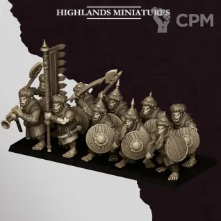 Описание картинки Hobgoblin warriors от Wardog Workshop по цене 1 000руб | Свободный Рынок Миниатюр - СРМ