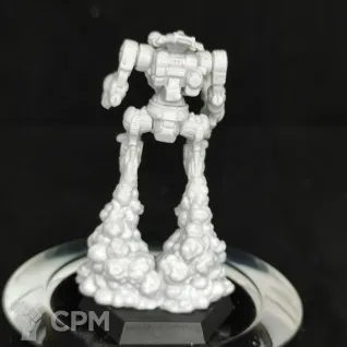 Описание картинки Hatchetman HCT-6D (45 тонн) от Dwarf Pirate Foundry по цене 450руб | Свободный Рынок Миниатюр - СРМ
