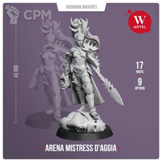 Описание картинки Arena Mistress D 39 Aggia от Manufactorum76 по цене 200руб | Свободный Рынок Миниатюр - СРМ