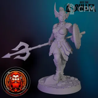 Описание картинки Амазонка от Falgrim's_shop по цене 420руб | Свободный Рынок Миниатюр - СРМ