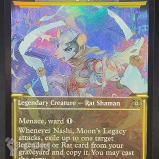 Описание картинки Nashi, Moon's Legacy (Foil, Showcase, MAT, 89) от Барахолка Баллиоза по цене 150руб | Свободный Рынок Миниатюр - СРМ