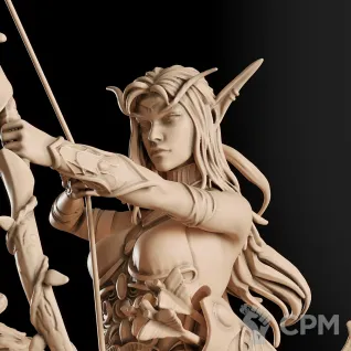 Описание картинки Tyrande and Ashalah Фигурка (World of Warcraft) от GAS3TXD  по цене 8 900руб | Свободный Рынок Миниатюр - СРМ