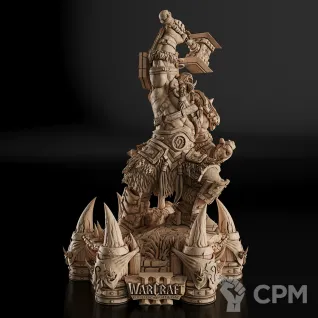 Описание картинки Thrall Фигурка (World of Warcraft) от GAS3TXD  по цене 5 900руб | Свободный Рынок Миниатюр - СРМ