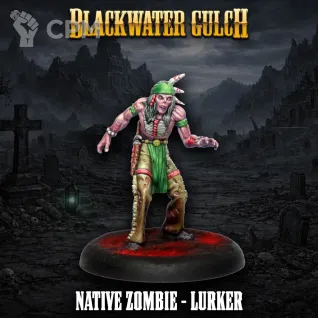 Описание картинки Коренной Зомби, Наблюдатель - Native Zombie - Lurker от Критикал Принт по цене 160руб | Свободный Рынок Миниатюр - СРМ
