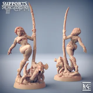 Описание картинки Укротительница пустынных жуков от Gabrigame_Print по цене 270руб | Свободный Рынок Миниатюр - СРМ