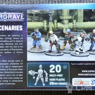 Описание картинки Stargrave Mercenaries - Наемники от Base 28 по цене 3 025руб | Свободный Рынок Миниатюр - СРМ
