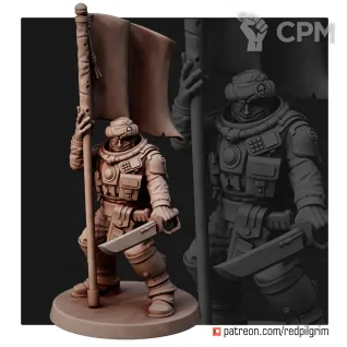 Описание картинки Командный отряд Пустынных ястребов Талларна / Warhammer 40k Астра Милитарум от Лавка Приключенца по цене 599руб | Свободный Рынок Миниатюр - СРМ