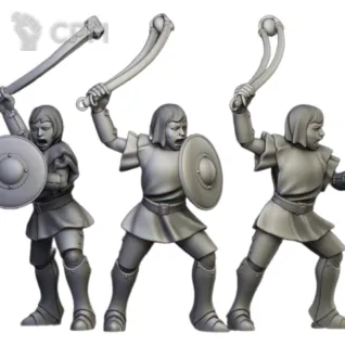Описание картинки Mordheim - Sisters of Sigmar - Novices (x5) ver.2 от 3Д печать миниатюр по цене 1 062руб | Свободный Рынок Миниатюр - СРМ