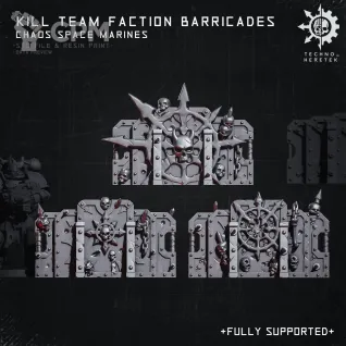 Описание картинки Chaos Space Marine Barricade от AxeL's Forge по цене 100руб | Свободный Рынок Миниатюр - СРМ