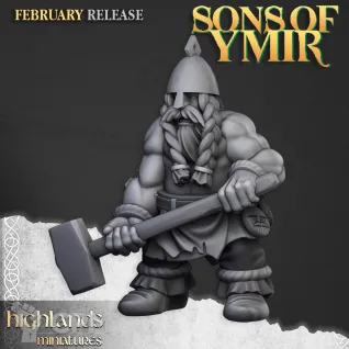 Описание картинки Ancient Dwarf Forge and Great Dwarf Runemaster от 3DPrintClub по цене 2 200руб | Свободный Рынок Миниатюр - СРМ