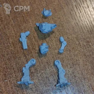 Описание картинки Каллиопа CAL-1MAF (40 тонн) от Dwarf Pirate Foundry по цене 350руб | Свободный Рынок Миниатюр - СРМ