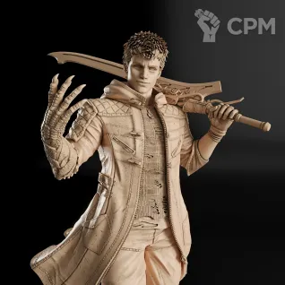 Описание картинки Nero Фигурка (Devil May Cry) от GAS3TXD  по цене 2 900руб | Свободный Рынок Миниатюр - СРМ