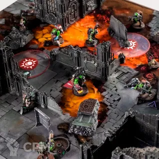 Описание картинки Игровое поле из эпоксида для Warhammer Kill Team 22х30 от EgorFermer по цене 150 000руб | Свободный Рынок Миниатюр - СРМ