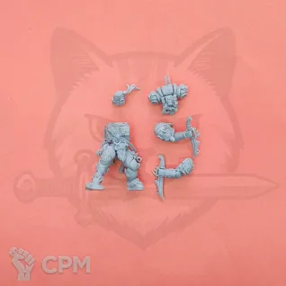 Описание картинки Space Wolves Lieutenant In Phobos Armour от  по цене 200руб | Свободный Рынок Миниатюр - СРМ