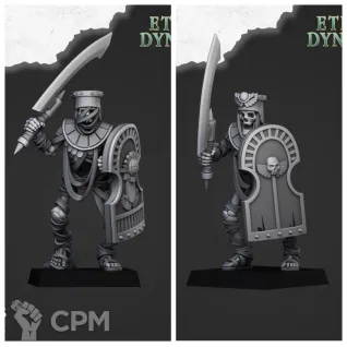 Описание картинки Ancient Guard with Hand Weapons от 3DPrintClub по цене 95руб | Свободный Рынок Миниатюр - СРМ
