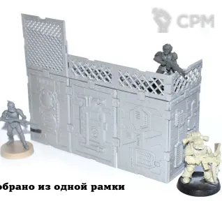 Описание картинки Мега Город Один  - Ультракликс (1 рамка) модульный ландшафт от Soul Dark по цене 235руб | Свободный Рынок Миниатюр - СРМ