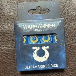 Описание картинки Ultramarines Dice Set от VanHallen по цене 2 500руб | Свободный Рынок Миниатюр - СРМ
