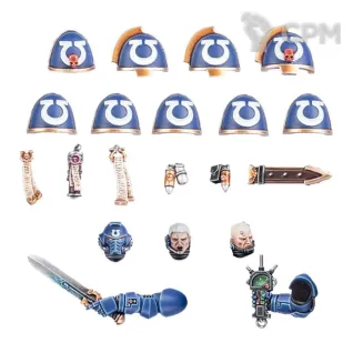 Описание картинки Ultramarines Primaris Upgrades (1 литник) от WebWay по цене 770руб | Свободный Рынок Миниатюр - СРМ