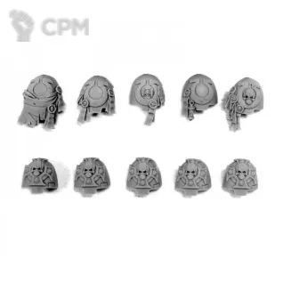 Описание картинки Ultramarines Terminator Shoulder Pads от Red Rooster по цене 442руб | Свободный Рынок Миниатюр - СРМ