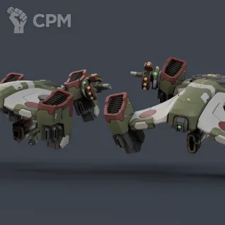 Описание картинки TX7 HAMMERHEAD GUNSHIP от Kapers Point по цене 2 241руб | Свободный Рынок Миниатюр - СРМ