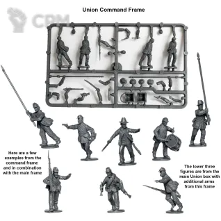 Описание картинки ACW120  American Civil War Union Infantry in sack coats Skirmishing 1861-65 от Base 28 по цене 3 500руб | Свободный Рынок Миниатюр - СРМ