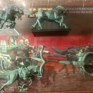 Описание картинки Dark Elves Chariot от Amelio по цене 3 500руб | Свободный Рынок Миниатюр - СРМ
