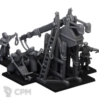 Описание картинки Bretonnia  Trebuchet от Knight of Light по цене 1 400руб | Свободный Рынок Миниатюр - СРМ