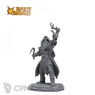 Описание картинки Друид от Fantasy Minis по цене 550руб | Свободный Рынок Миниатюр - СРМ