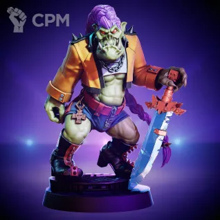 Описание картинки ORC-Pop Huntaz от Manufactorum76 по цене 900руб | Свободный Рынок Миниатюр - СРМ