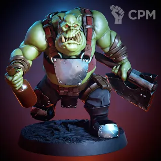 Описание картинки XXL Orcs от Manufactorum76 по цене 500руб | Свободный Рынок Миниатюр - СРМ