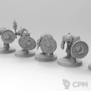 Описание картинки Da Boyz with shield's от Zakat-3D по цене 150руб | Свободный Рынок Миниатюр - СРМ