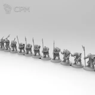 Описание картинки Spearboyz от Zakat-3D по цене 150руб | Свободный Рынок Миниатюр - СРМ