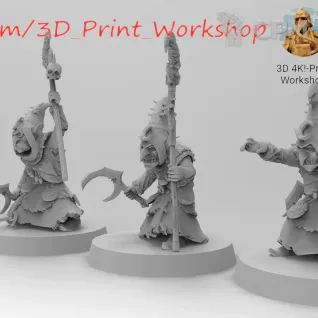 Описание картинки Night Goblin Shaman от 3Д печать миниатюр по цене 282руб | Свободный Рынок Миниатюр - СРМ