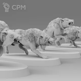 Описание картинки Wolf Rats от Zakat-3D по цене 100руб | Свободный Рынок Миниатюр - СРМ