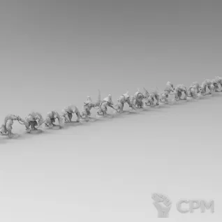 Описание картинки Rat Ogres от Zakat-3D по цене 600руб | Свободный Рынок Миниатюр - СРМ